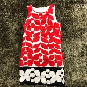 Red, White & Black Dress